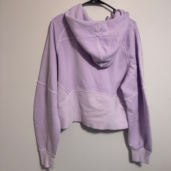 🆕 Lululemon Scuba Oversized Half Zip Hoodie Dye - Mineral Dye Purple Cosmos - Picture 7 of 9